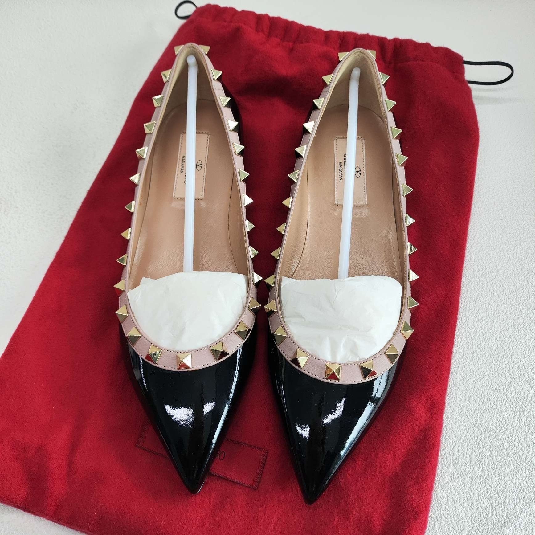 Valentino Valentino Rockstud Patent Flats Size 36 Size US 6 / IT 36 - 8 Thumbnail