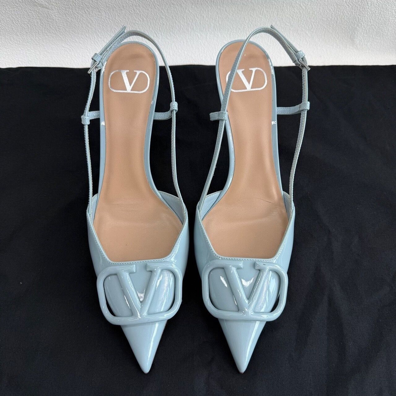 Valentino Valentino VLogo Signature Patent Heels 37 Size US 7 / IT 37 - 3 Thumbnail