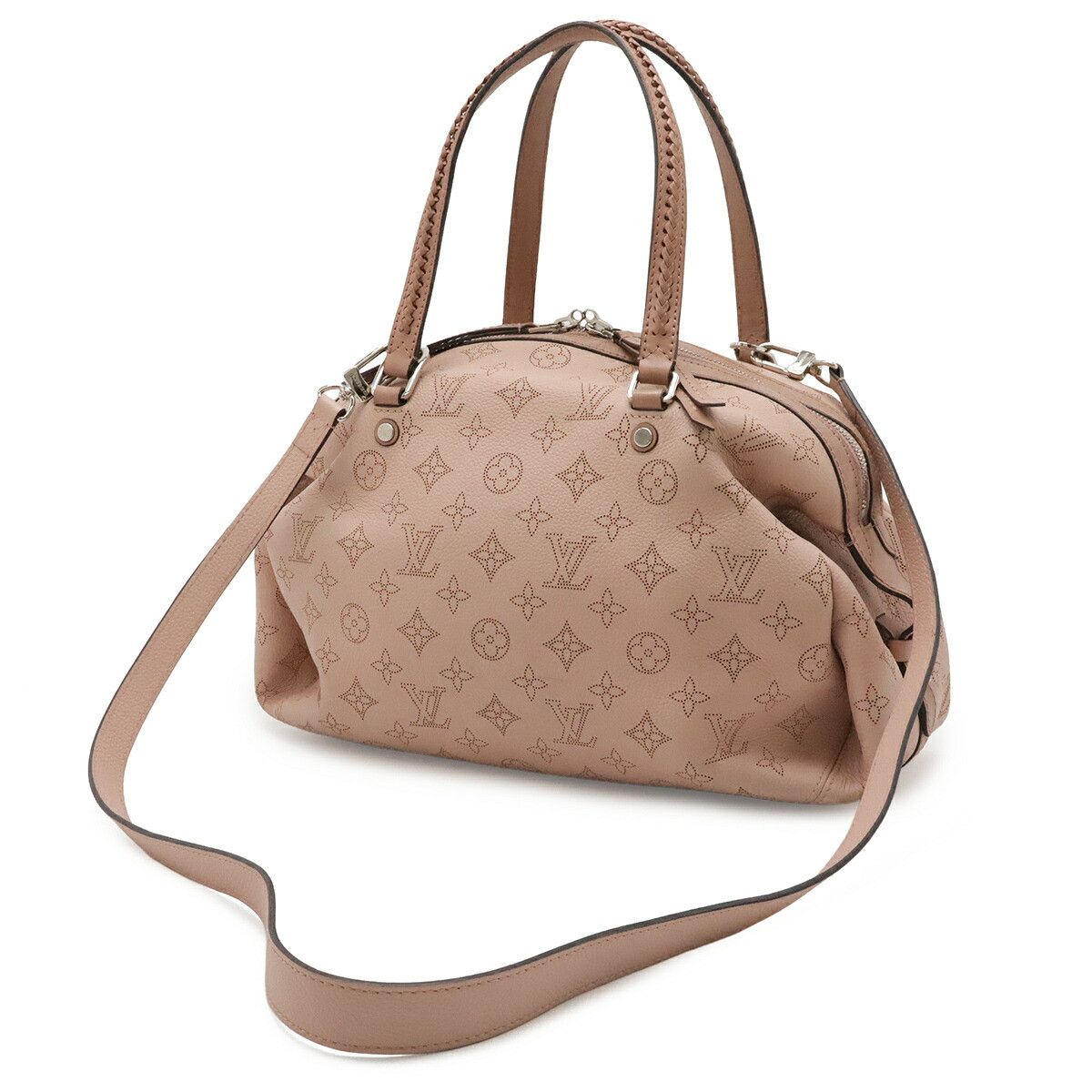 Louis Vuitton Louis Vuitton Louis Vuitton Monogram Mahina handbag Leather Handbag M54673 DUTY FREE for USA Size ONE SIZE - 2 Thumbnail