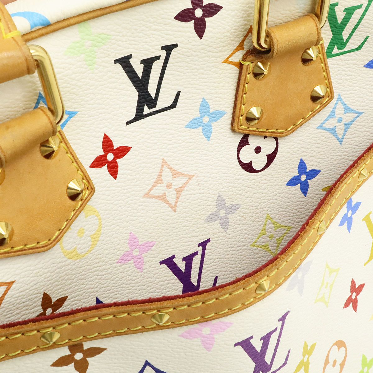 Louis Vuitton Louis Vuitton Louis Vuitton Monogram Multicolore Handbag Textile Handbag M92663 DUTY FREE for USA Size ONE SIZE - 9 Thumbnail