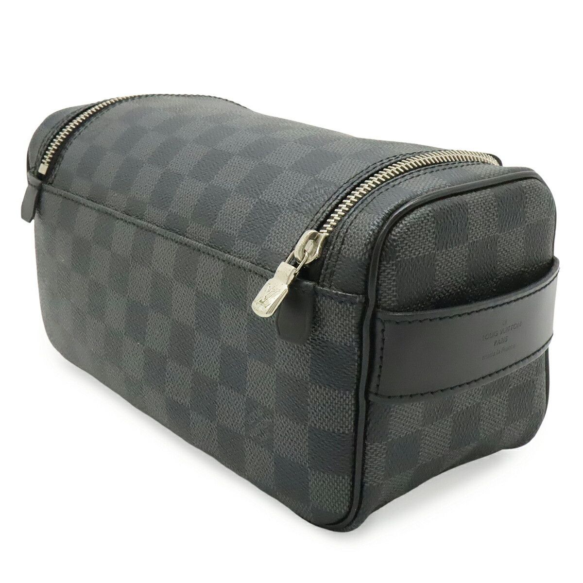 Louis Vuitton Louis Vuitton Louis Vuitton Damier Graphite Toiletry Pouch Textile Clutch Bag N47625 DUTY FREE for USA Size ONE SIZE - 2 Thumbnail