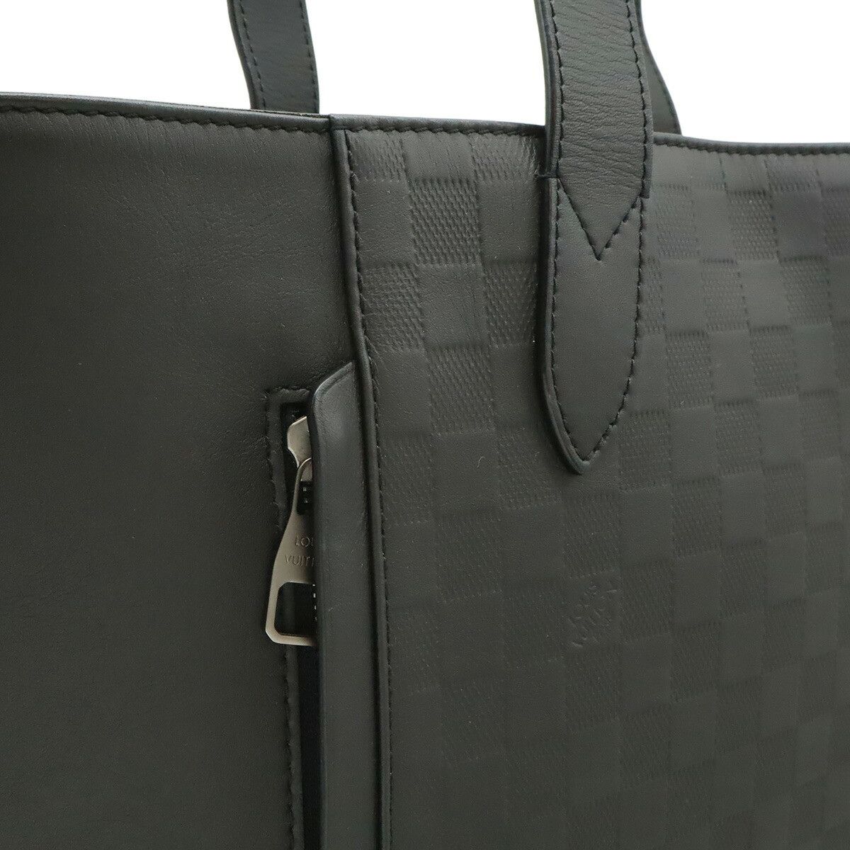 Louis Vuitton Louis Vuitton Louis Vuitton Cabas Voyage Damier Infini 2way tote bag Leather Tote Bag N41493 DUTY FREE for USA Size ONE SIZE - 7 Thumbnail