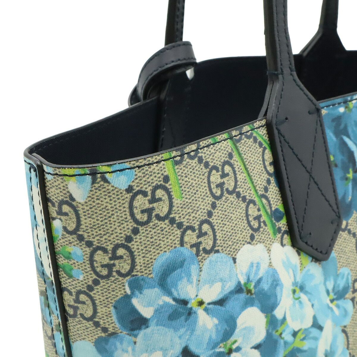 Gucci Gucci Gucci GG Blooms GG Supreme Coated Canvas Tote Bag Textile Tote Bag 368568 DUTY FREE for USA Size ONE SIZE - 4 Thumbnail