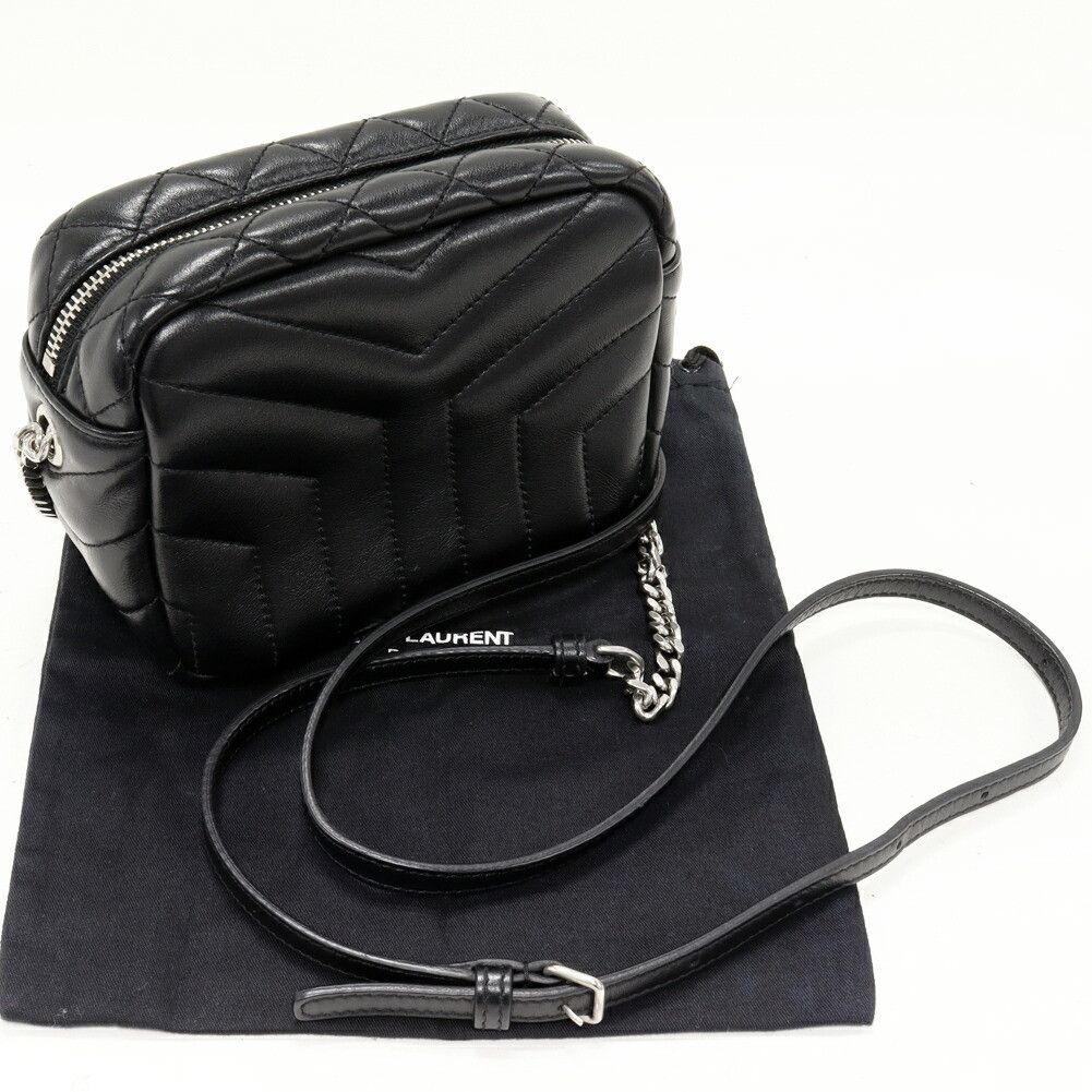 Yves Saint Laurent Yves Saint Laurent Saint Laurent Paris Lou Lou Calf Shoulder Bag Leather Shoulder Bag 457588 DUTY FREE for USA Size ONE SIZE - 3 Thumbnail