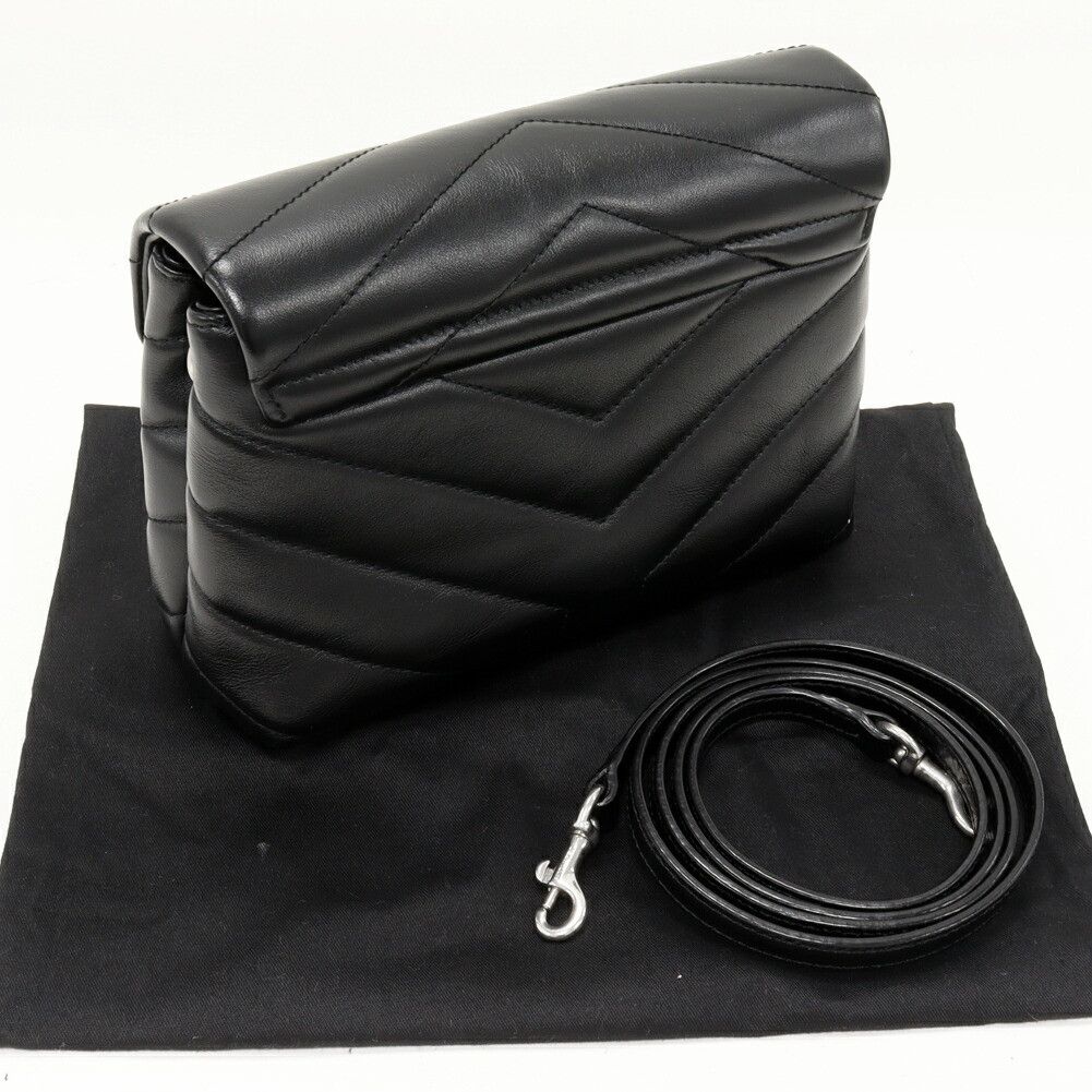 Yves Saint Laurent Yves Saint Laurent Saint Laurent Paris Loulou Toy Calf 2way Shoulder Bag Leather Shoulder Bag 630951 DUTY FREE for USA Size ONE SIZE - 3 Thumbnail