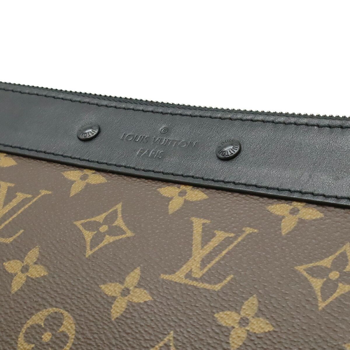 Louis Vuitton Louis Vuitton Louis Vuitton Pochette To Go Monogram Eclipse Clutch Bag Textile Clutch Bag M82079 DUTY FREE for USA Size ONE SIZE - 8 Thumbnail