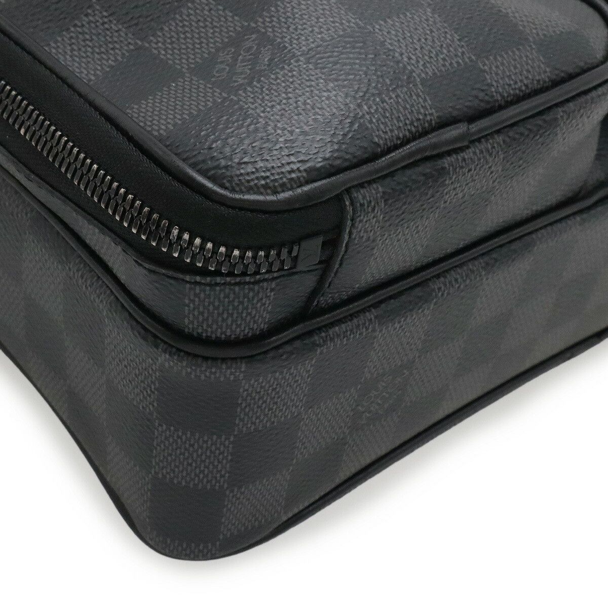 Louis Vuitton Louis Vuitton Louis Vuitton Utility Messenger Damier Graphite shoulder bag Textile Shoulder Bag N40280 DUTY FREE for USA Size ONE SIZE - 3 Thumbnail