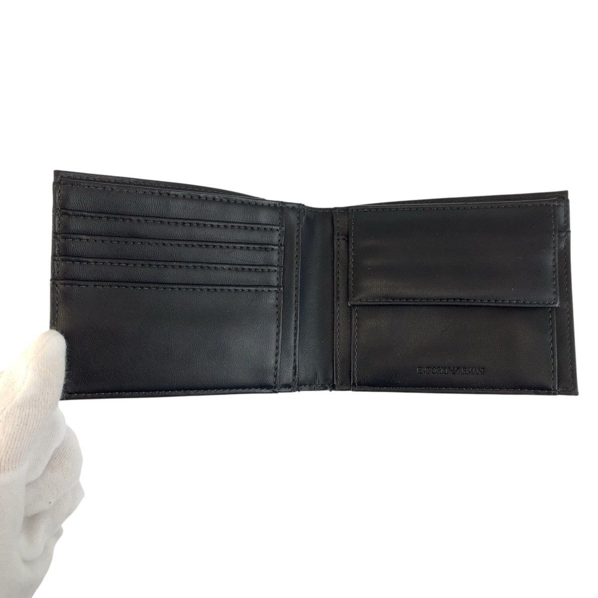 Emporio Armani Emporio Armani Emporio Armani Leather Wallet Leather Short Wallet DUTY FREE for USA Size ONE SIZE - 4 Thumbnail