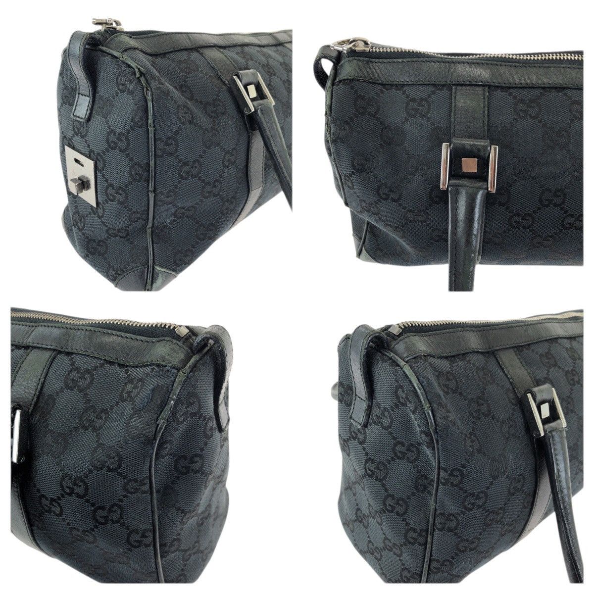 Gucci Gucci Gucci GG Canvas Leather Handbag Textile Handbag 0000851 DUTY FREE for USA Size ONE SIZE - 5 Thumbnail