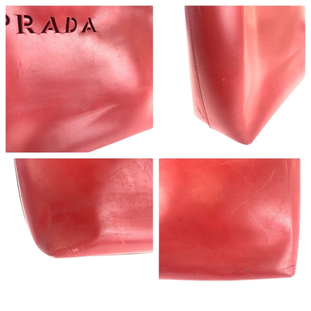 Prada Prada Prada Punching Leather Suede 2way Bag Leather Shoulder Bag DUTY FREE for USA Size ONE SIZE - 6 Thumbnail