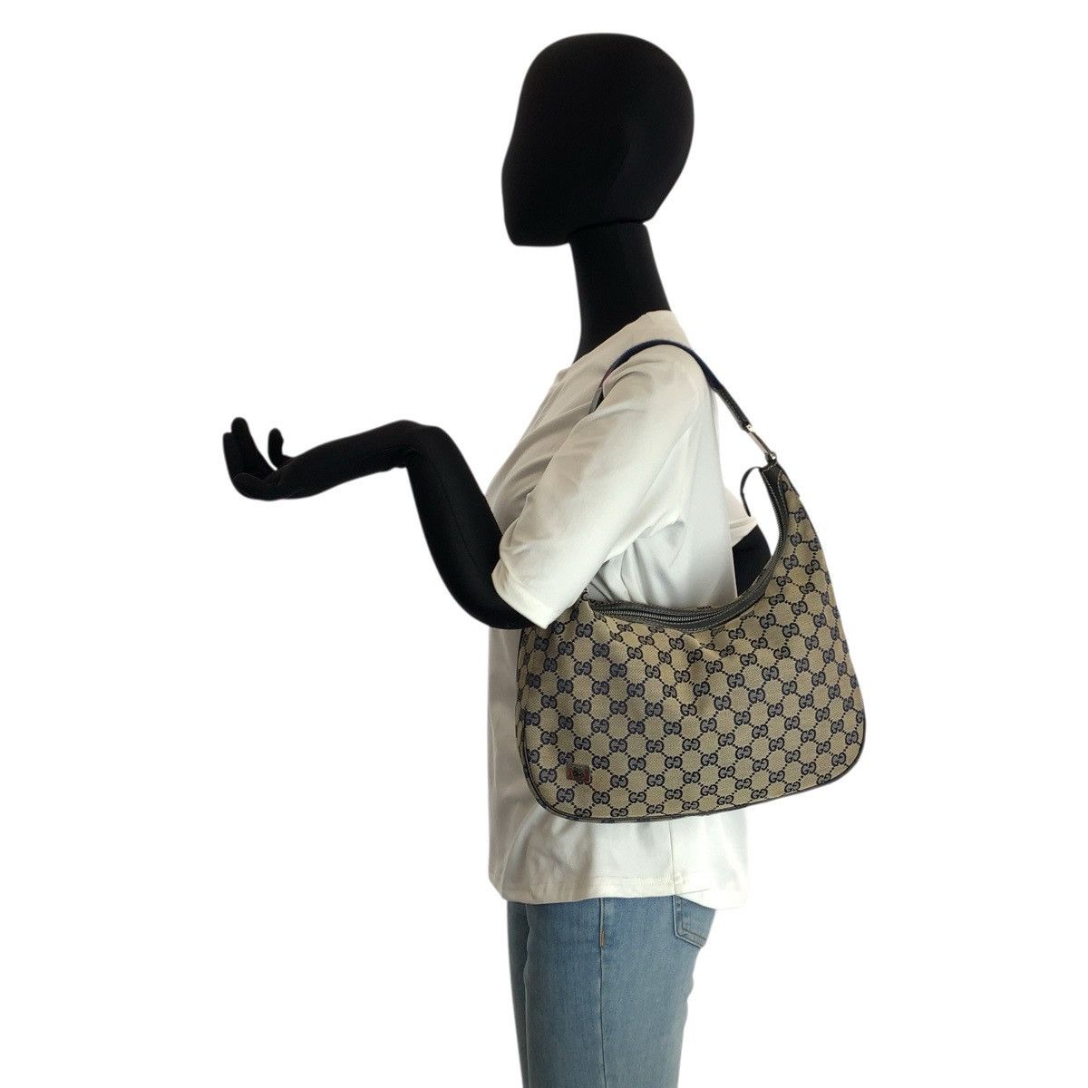 Gucci Gucci Gucci GG Canvas Shoulder Bag Textile Shoulder Bag 145757 DUTY FREE for USA Size ONE SIZE - 7 Thumbnail