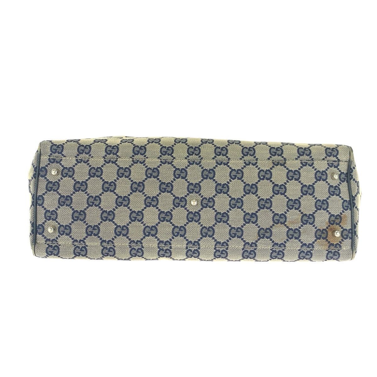 Gucci Gucci Gucci GG Canvas Leather Tote Bag Textile Tote Bag 145758 DUTY FREE for USA Size ONE SIZE - 10 Thumbnail