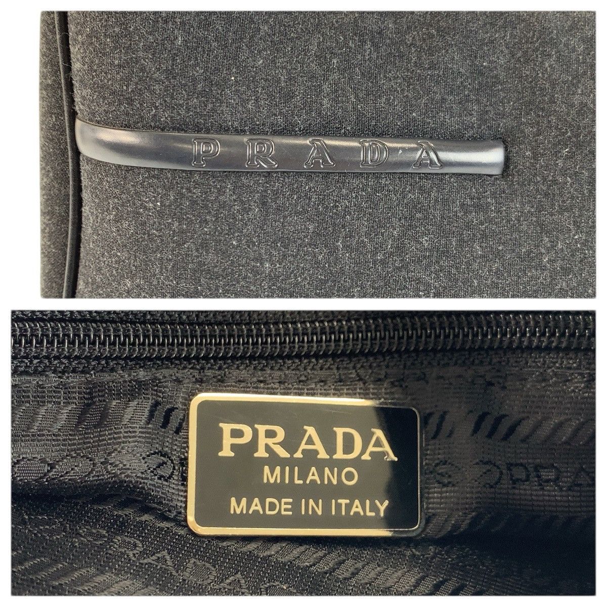 Prada Prada Prada Sports Wool Nylon Handbag Textile Handbag DUTY FREE for USA Size ONE SIZE - 3 Thumbnail