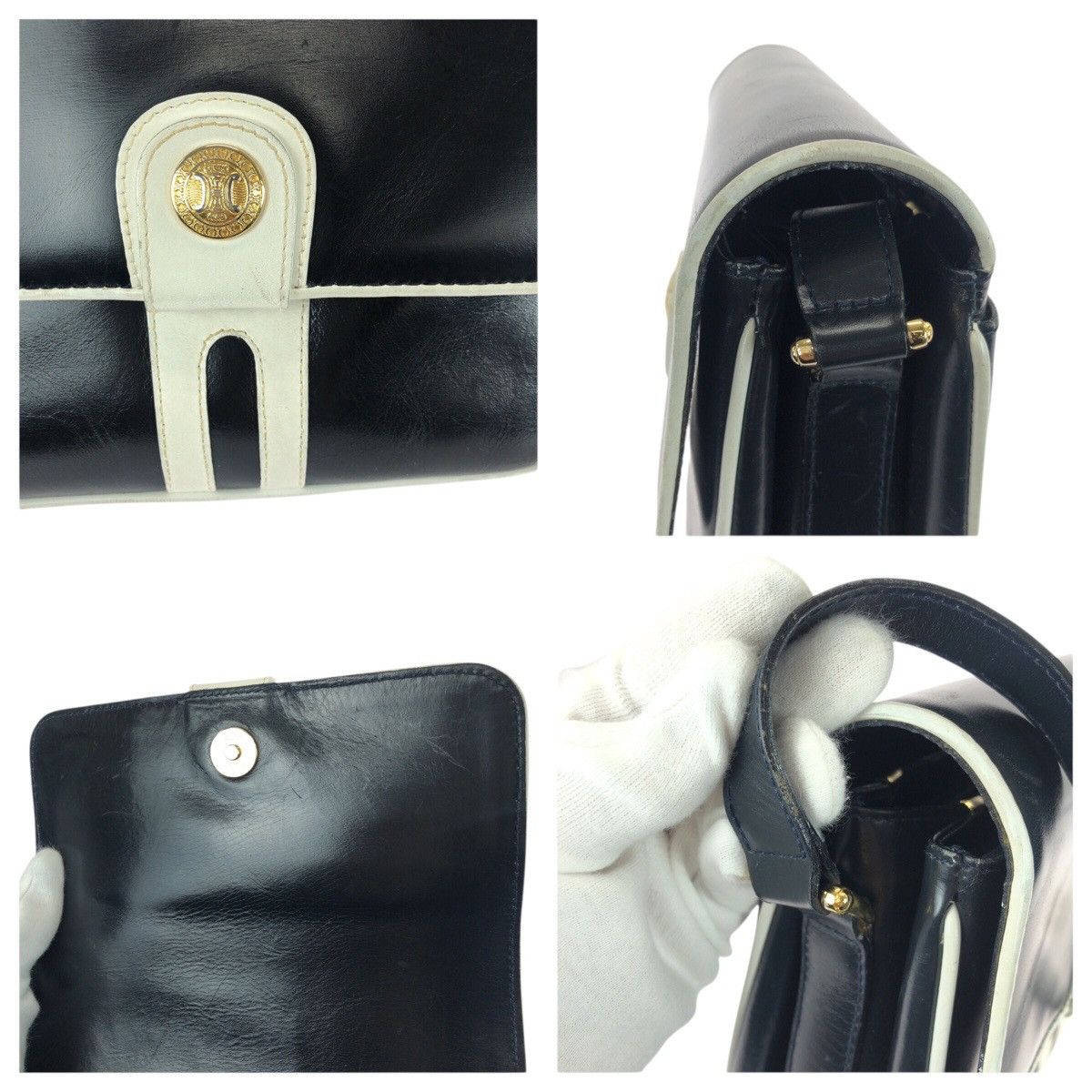 Celine Celine CELINE Leather Shoulder Bag Leather Shoulder Bag M08 DUTY FREE for USA Size ONE SIZE - 6 Thumbnail