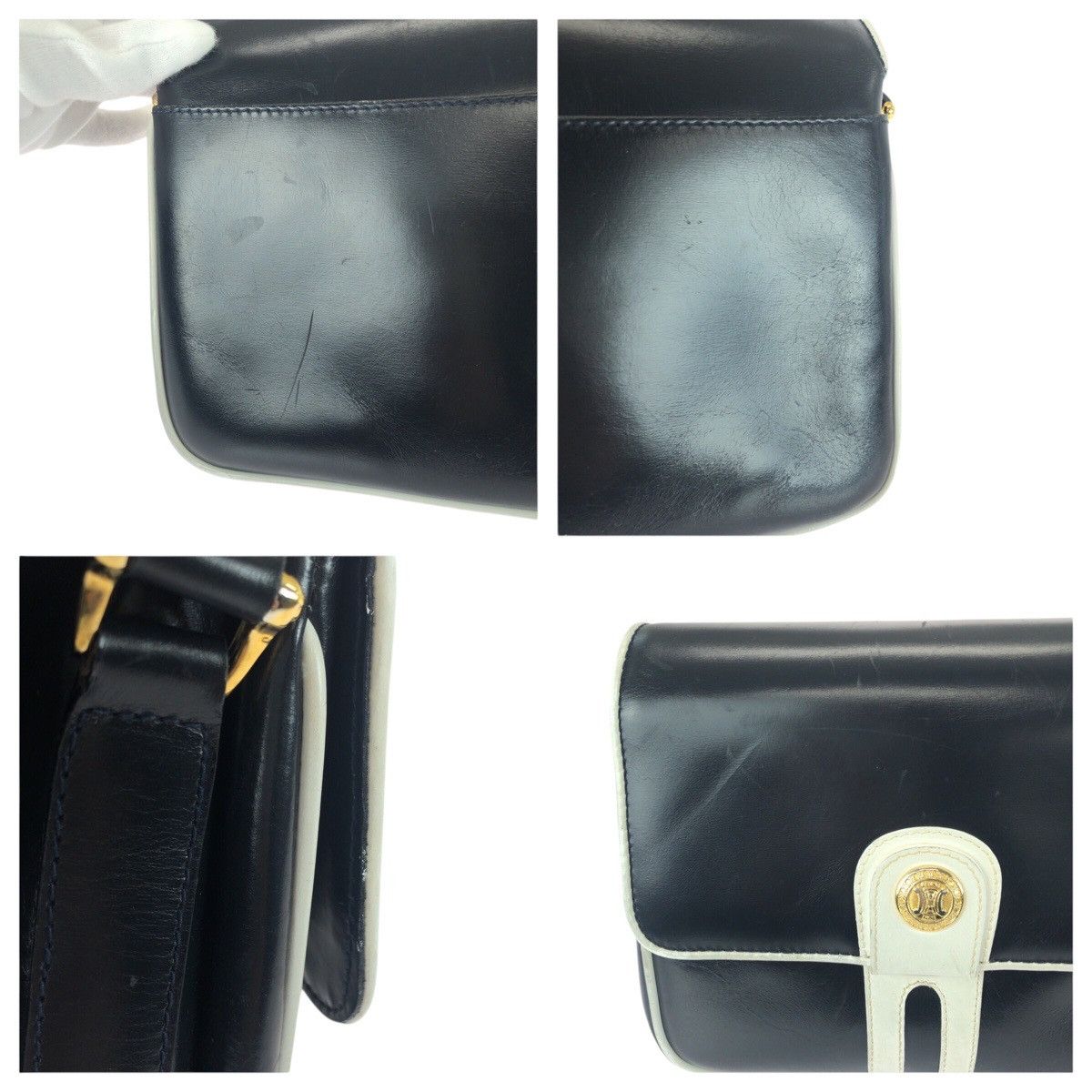 Celine Celine CELINE Leather Shoulder Bag Leather Shoulder Bag M08 DUTY FREE for USA Size ONE SIZE - 5 Thumbnail