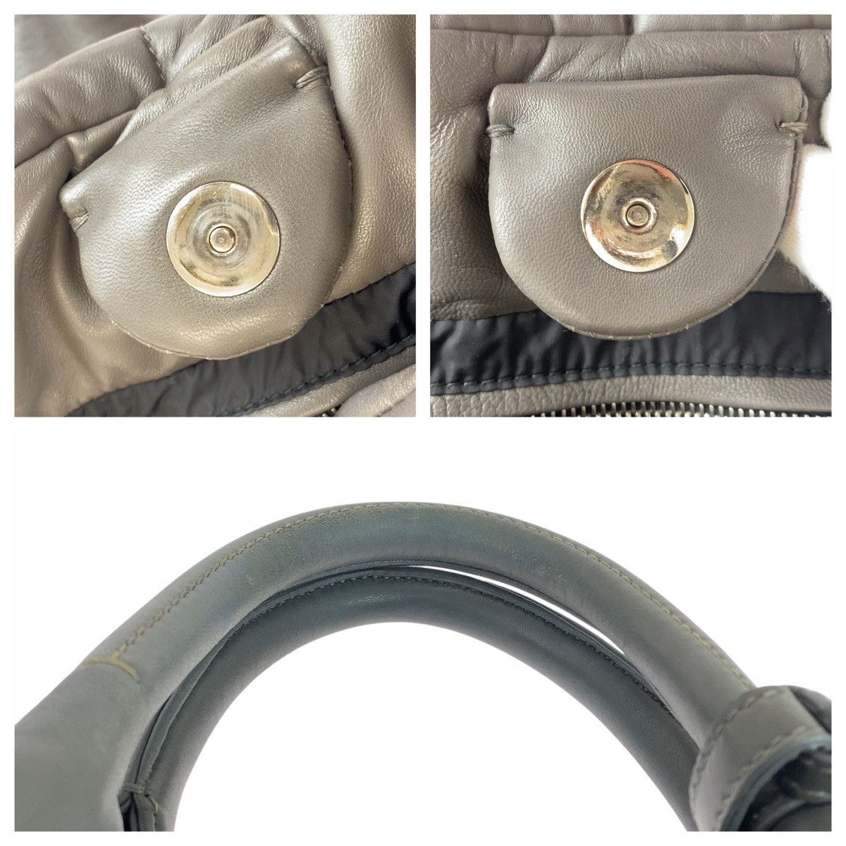 Prada Prada Prada Nappa Bomber Leather Handbag Leather Handbag DUTY FREE for USA Size ONE SIZE - 5 Thumbnail