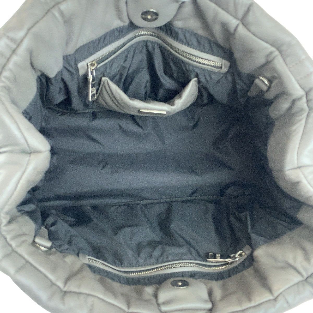 Prada Prada Prada Nappa Bomber Leather Handbag Leather Handbag DUTY FREE for USA Size ONE SIZE - 8 Thumbnail