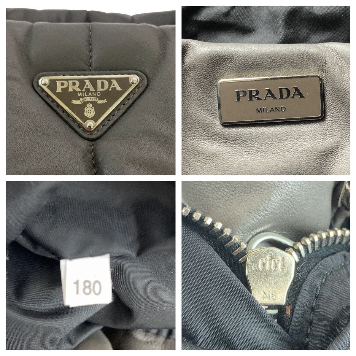 Prada Prada Prada Nappa Bomber Leather Handbag Leather Handbag DUTY FREE for USA Size ONE SIZE - 4 Thumbnail