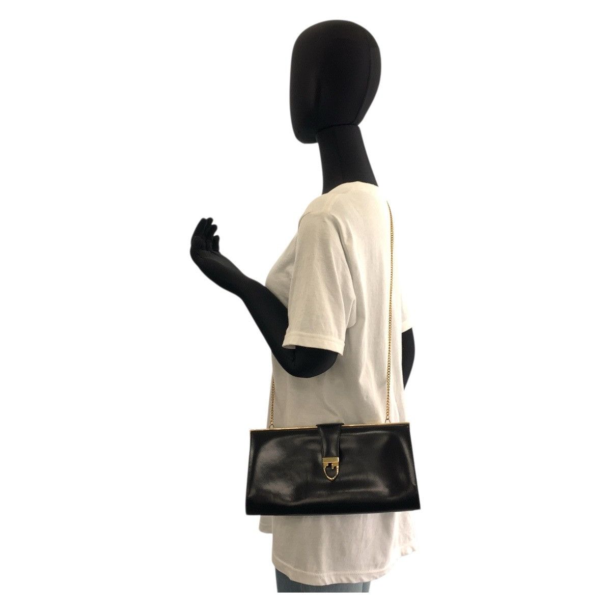 Gucci Gucci Gucci Leather Chain Shoulder Bag Leather Shoulder Bag DUTY FREE for USA Size ONE SIZE - 7 Thumbnail