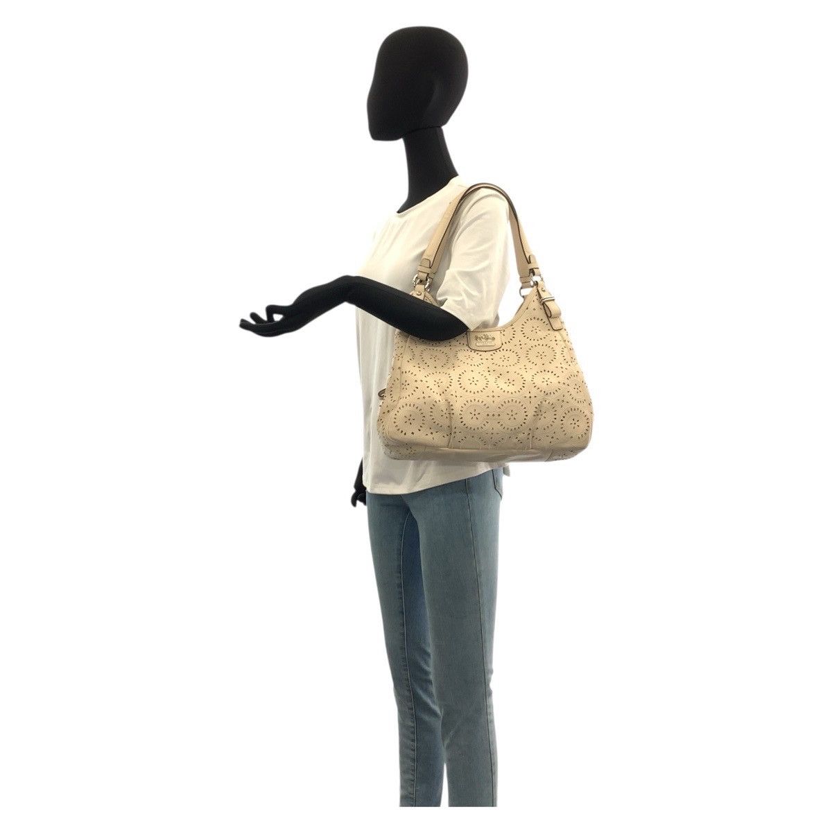 Coach Coach Coach Leather Tote Bag Leather Shoulder Bag 19625 DUTY FREE for USA Size ONE SIZE - 8 Thumbnail