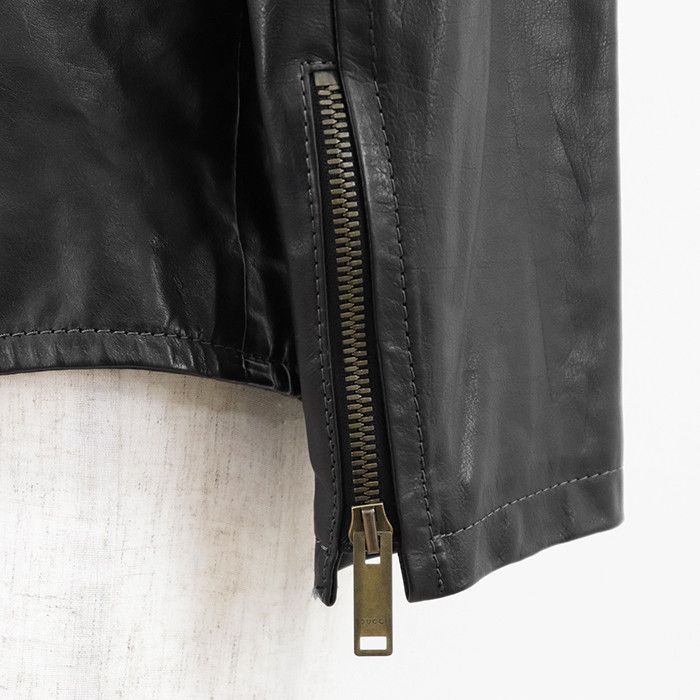 Gucci Gucci Gucci Leather Jacket Leather Outerwear DUTY FREE for USA Size ONE SIZE - 15 Thumbnail