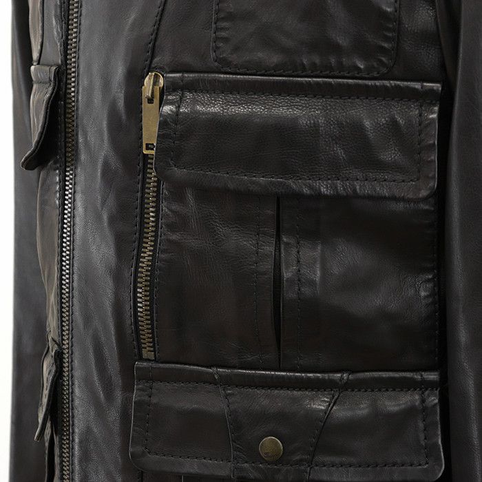 Gucci Gucci Gucci Leather Jacket Leather Outerwear DUTY FREE for USA Size ONE SIZE - 16 Thumbnail