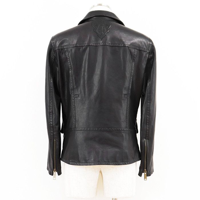 Gucci Gucci Gucci Leather Jacket Leather Outerwear DUTY FREE for USA Size ONE SIZE - 4 Thumbnail