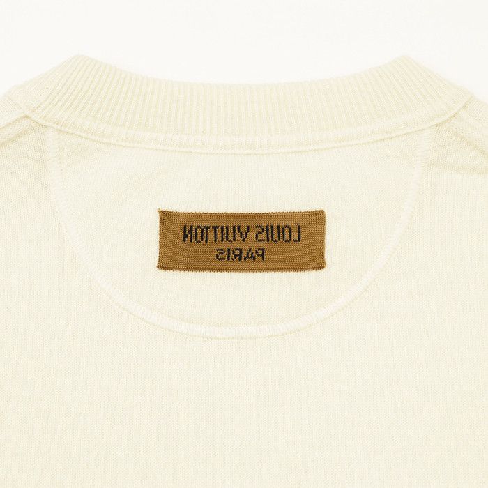 Louis Vuitton Louis Vuitton Louis Vuitton Cashmere Silk Blend Knit Textile Tops DUTY FREE for USA Size ONE SIZE - 4 Thumbnail