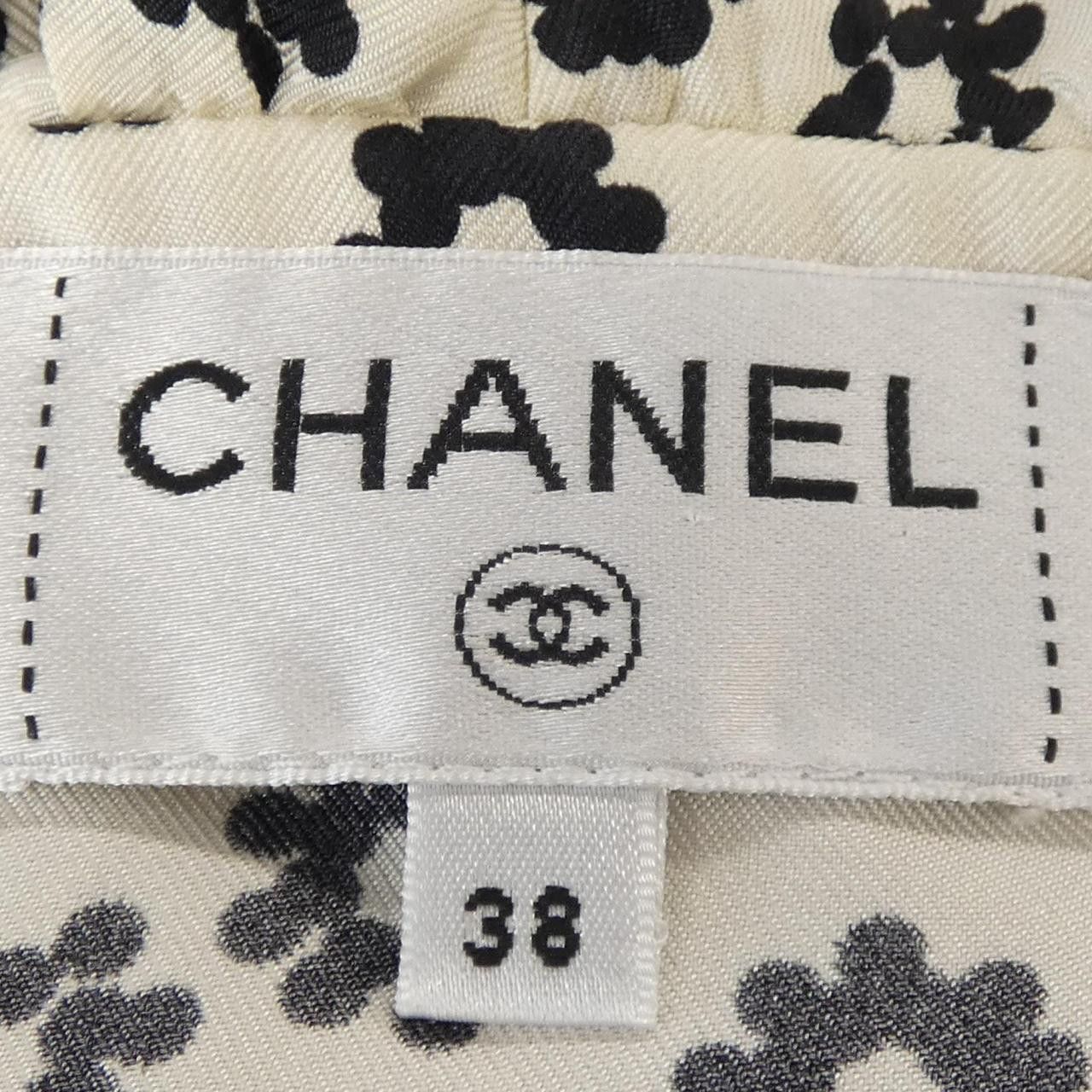 Chanel Chanel Chanel Silk Shirt Textile Tops P72306V63678 DUTY FREE for USA Size ONE SIZE - 5 Thumbnail