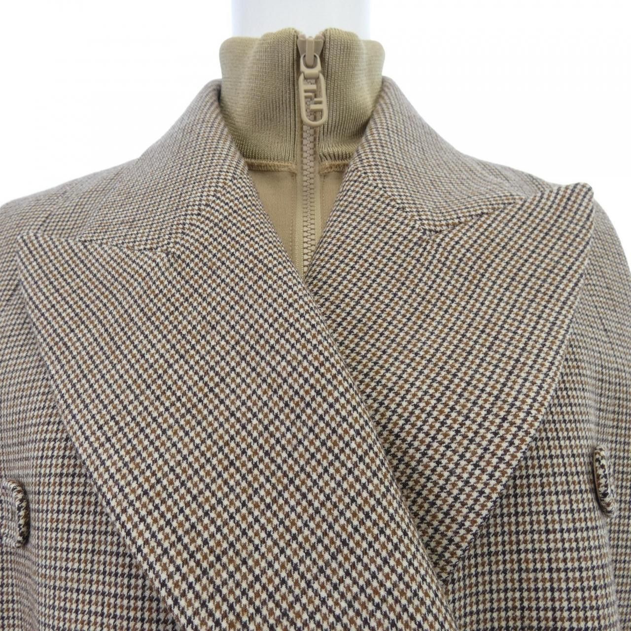 Fendi Fendi Fendi Wool Silk Ensemble Jacket Others Outerwear FJ7280AKSM DUTY FREE for USA Size ONE SIZE - 7 Thumbnail