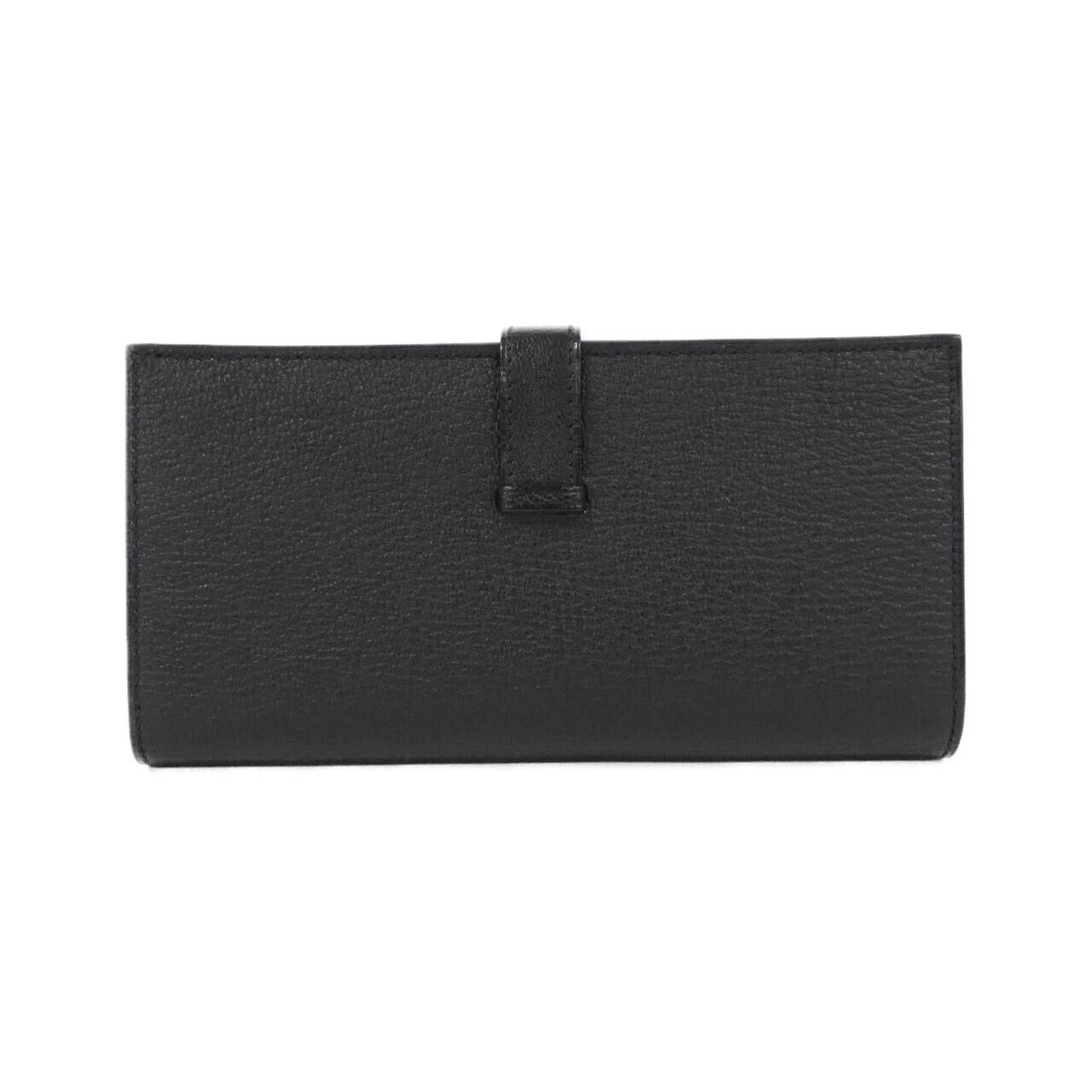 Hermes Hermes Hermes Bearn Soufflet Chevre long wallet Leather Long Wallet C DUTY FREE for USA Size ONE SIZE - 2 Thumbnail