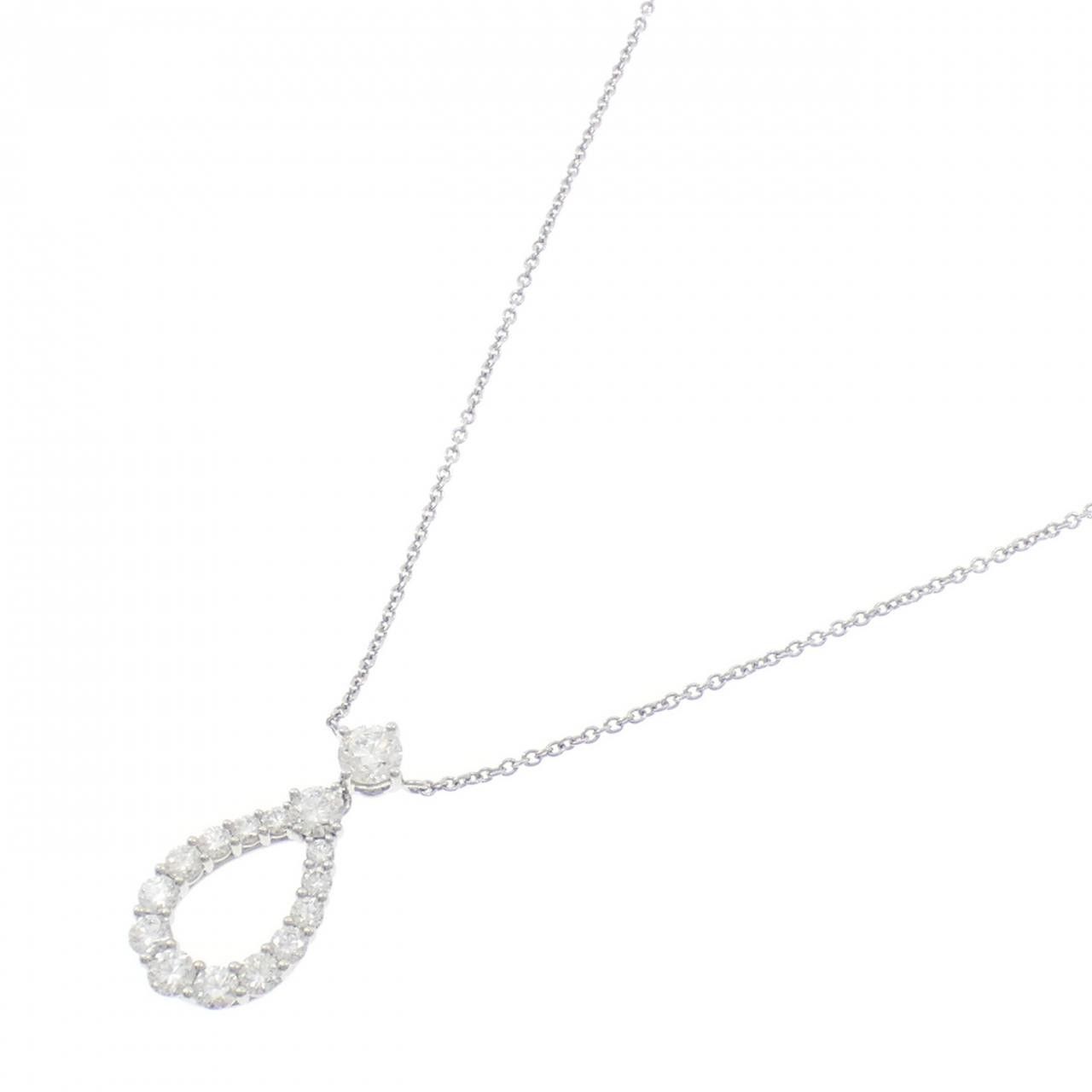 Harry Winston Harry Winston Harry Winston Loop Extra Large Platinum Necklace Precious Metal Necklace PEDPPLXLLP DUTY FREE for USA Size ONE SIZE - 2 Thumbnail
