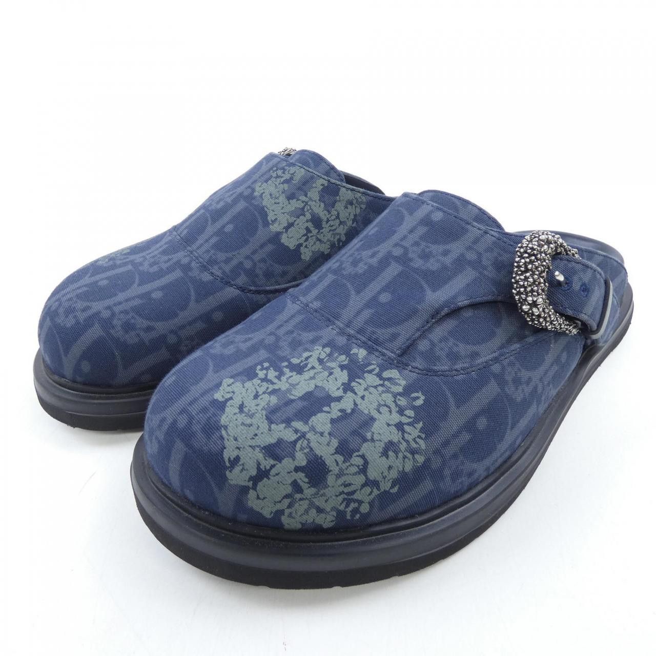 Dior Dior Dior Aqua Mule Sandal Textile Shoes 3SA131ZWZ DUTY FREE for USA Size ONE SIZE - 3 Thumbnail