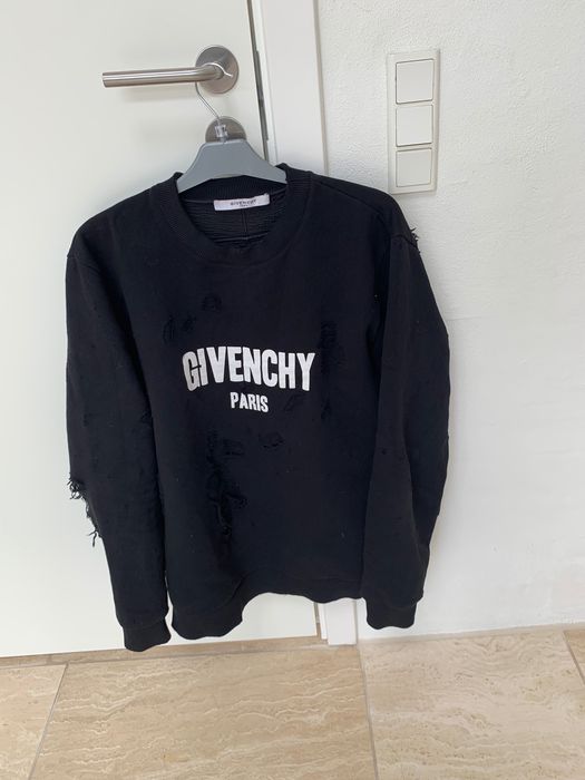 Givenchy Givenchy Distressed Sweatshirt Grailed