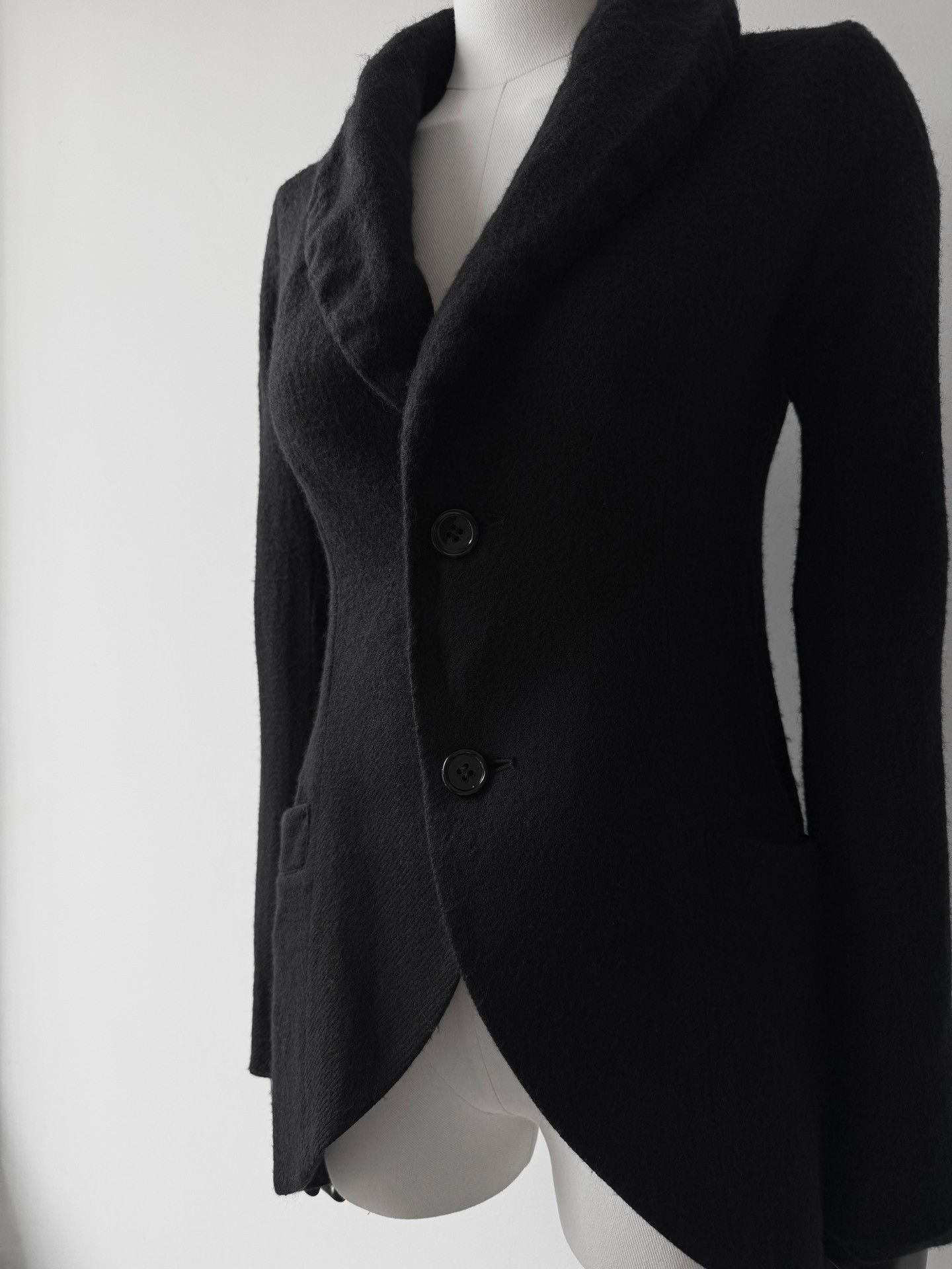 Yohji Yamamoto Yohji Yamamoto Femme 10AW Wool Jacket Size S / US 4 / IT 40 - 4 Thumbnail
