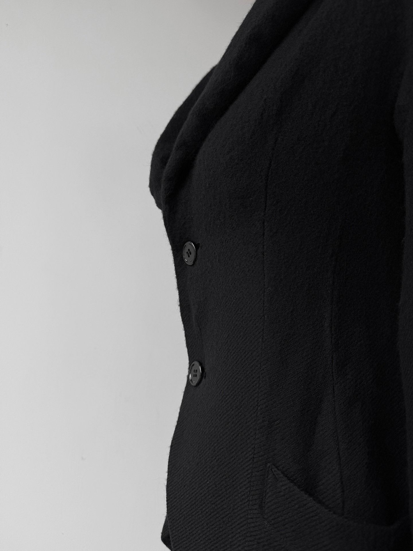 Yohji Yamamoto Yohji Yamamoto Femme 10AW Wool Jacket Size S / US 4 / IT 40 - 5 Thumbnail