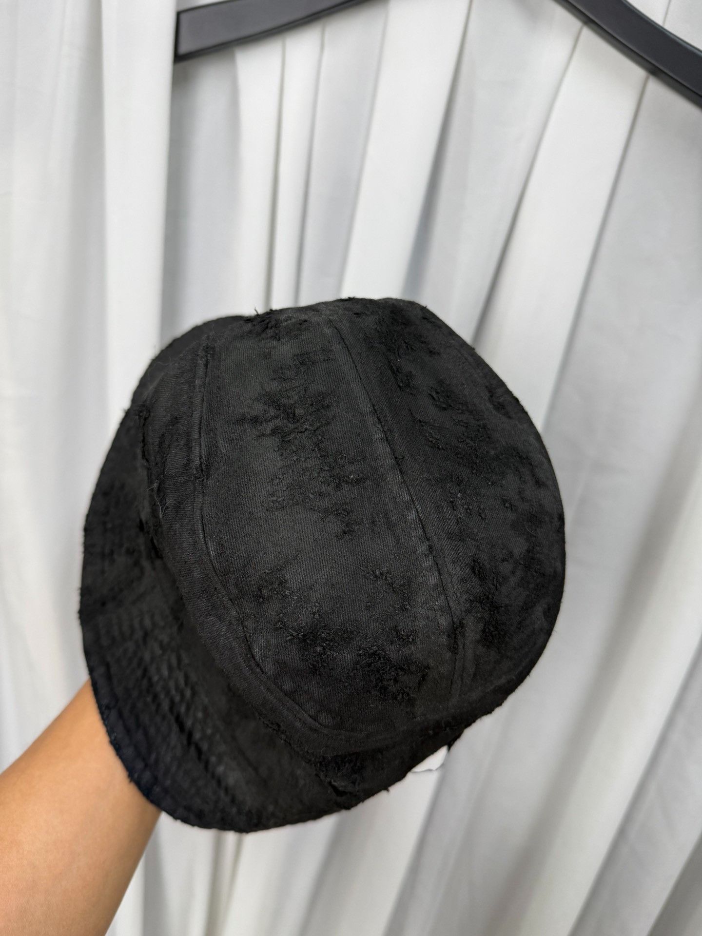 Julius Julius Distressed Bucket Hat Size ONE SIZE - 5 Thumbnail