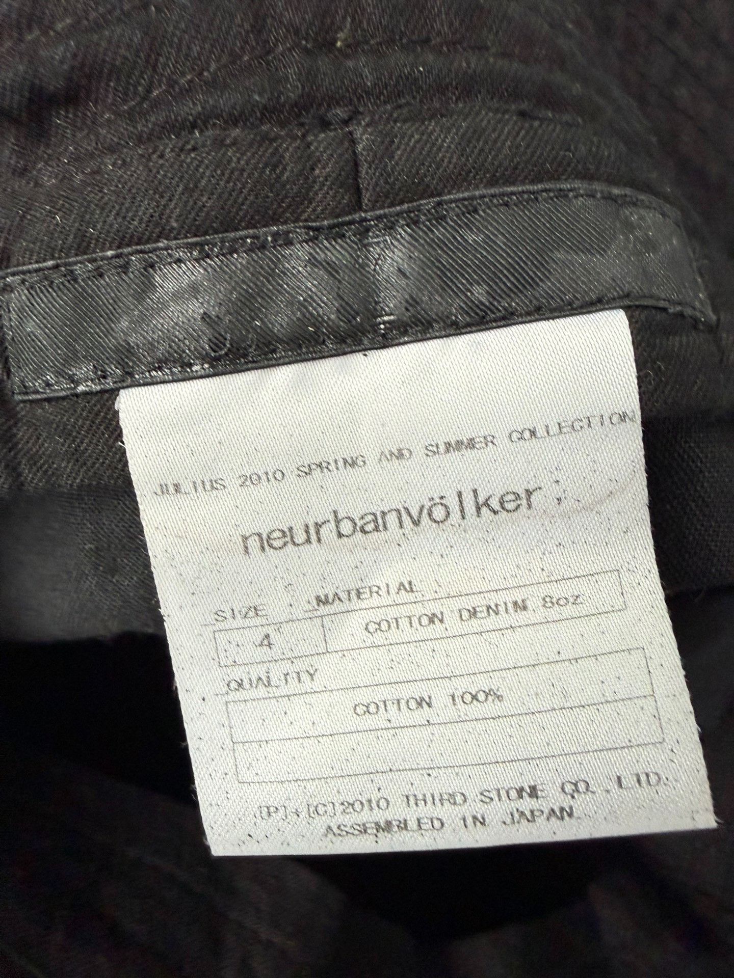 Julius Julius Distressed Bucket Hat Size ONE SIZE - 7 Thumbnail