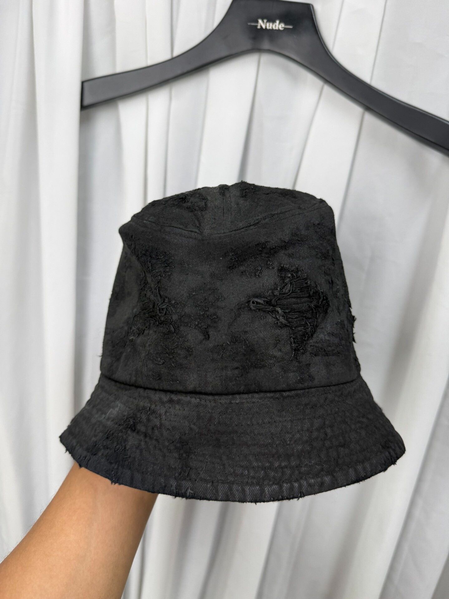 Julius Julius Distressed Bucket Hat Size ONE SIZE - 4 Thumbnail