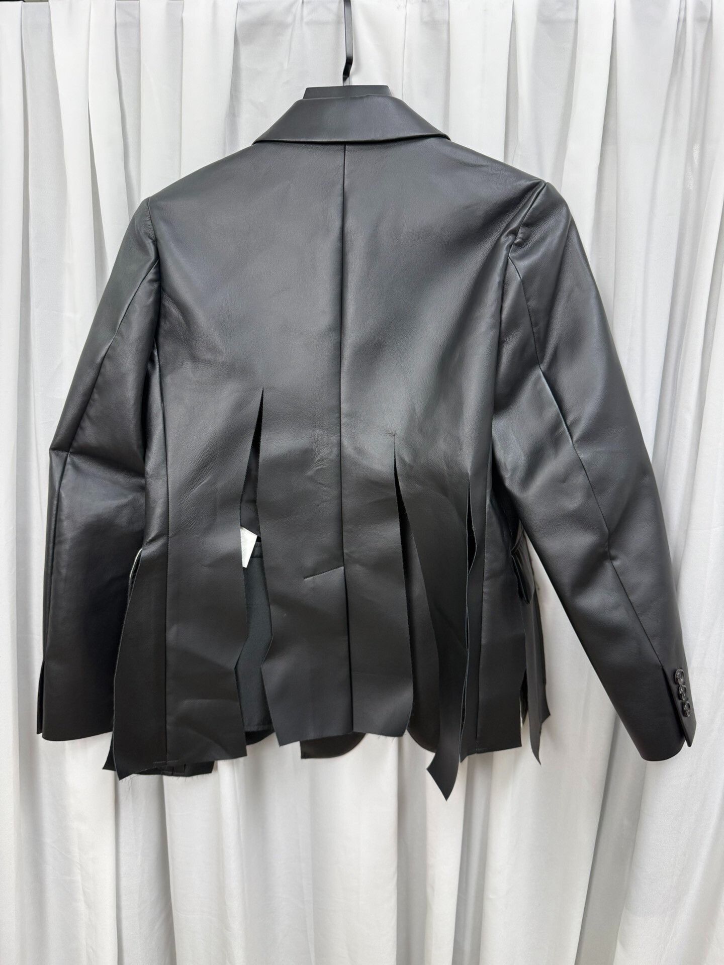Comme des Garcons Comme des Garçons PU Jacket with Fringe Size M / US 6-8 / IT 42-44 - 7 Thumbnail