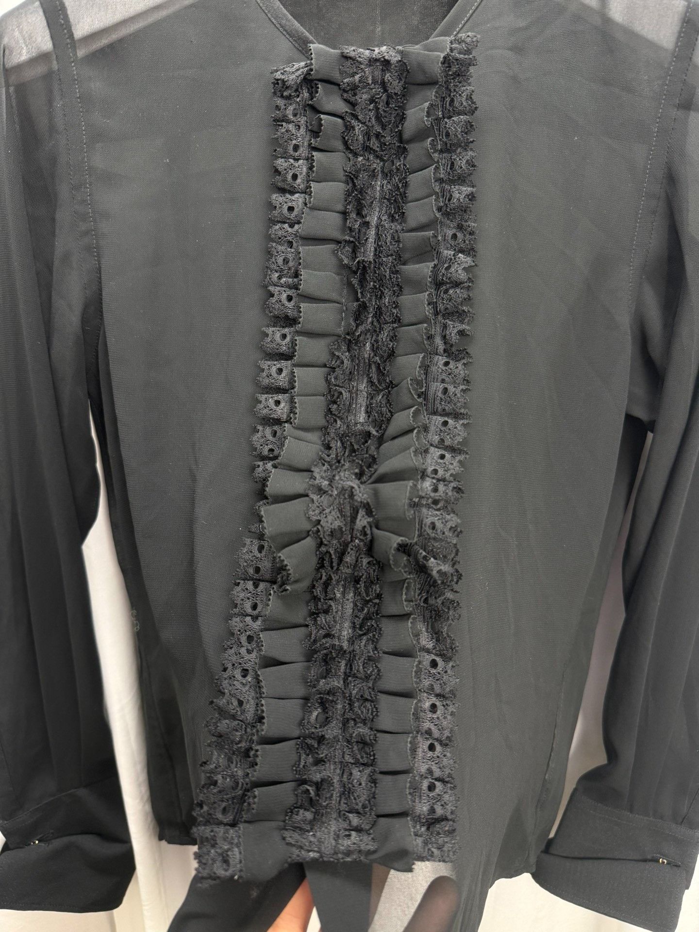 Comme des Garcons Comme des Garçons Tulle Ruffled Long-Sleeve Size M / US 6-8 / IT 42-44 - 6 Thumbnail