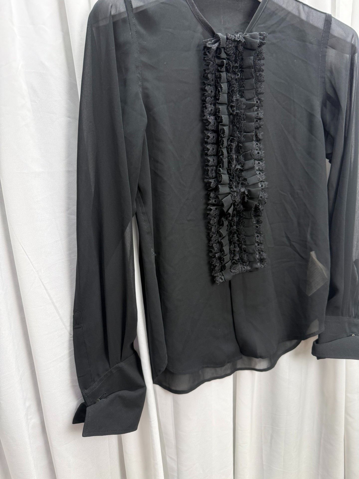Comme des Garcons Comme des Garçons Tulle Ruffled Long-Sleeve Size M / US 6-8 / IT 42-44 - 2 Thumbnail