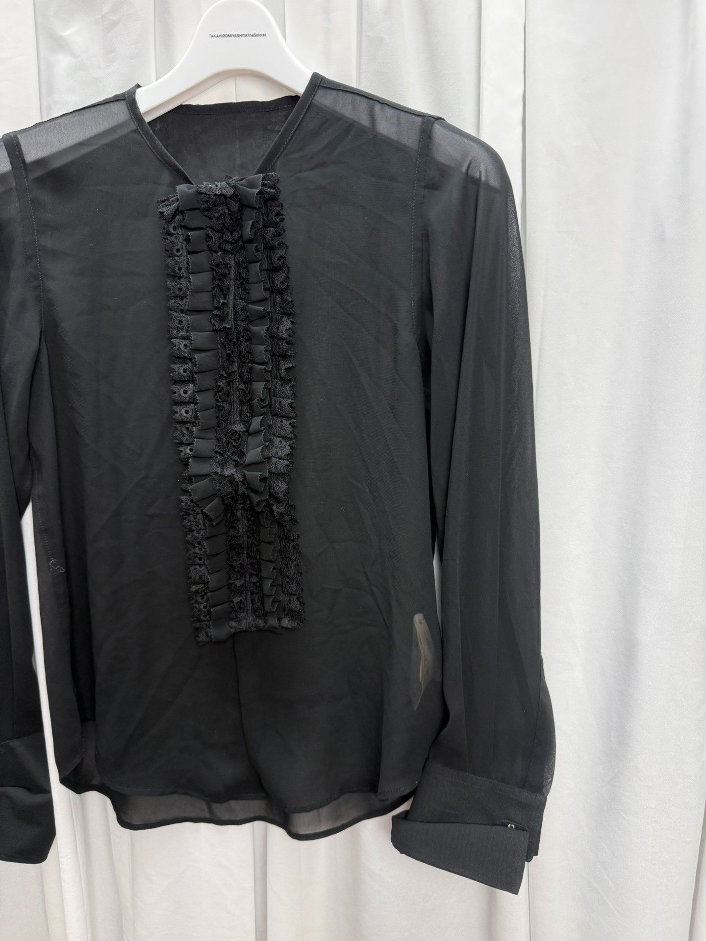 Comme des Garcons Comme des Garçons Tulle Ruffled Long-Sleeve Size M / US 6-8 / IT 42-44 - 3 Thumbnail