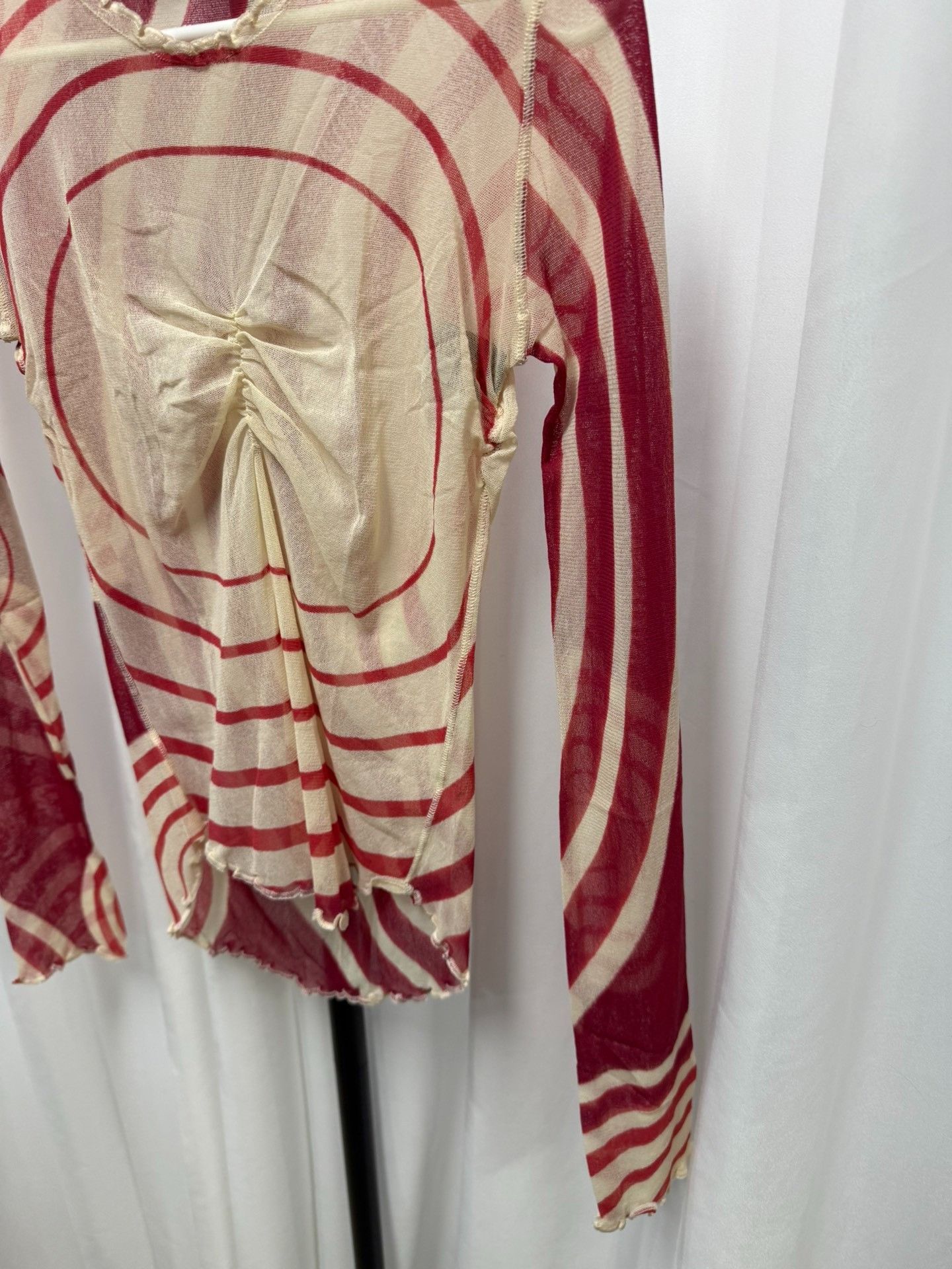 Jean Paul Gaultier Jean Paul Gaultier Tulle Spiral Pleated Top Size M / US 6-8 / IT 42-44 - 5 Thumbnail