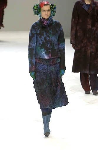 Issey Miyake Issey Miyake 2001AW Tie-Dye Silk Skirt Size M / US 6-8 / IT 42-44 - 3 Thumbnail