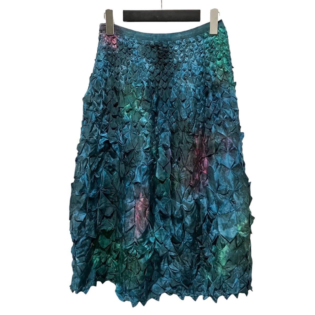 Issey Miyake Issey Miyake 2001AW Tie-Dye Silk Skirt Size M / US 6-8 / IT 42-44 - 4 Thumbnail