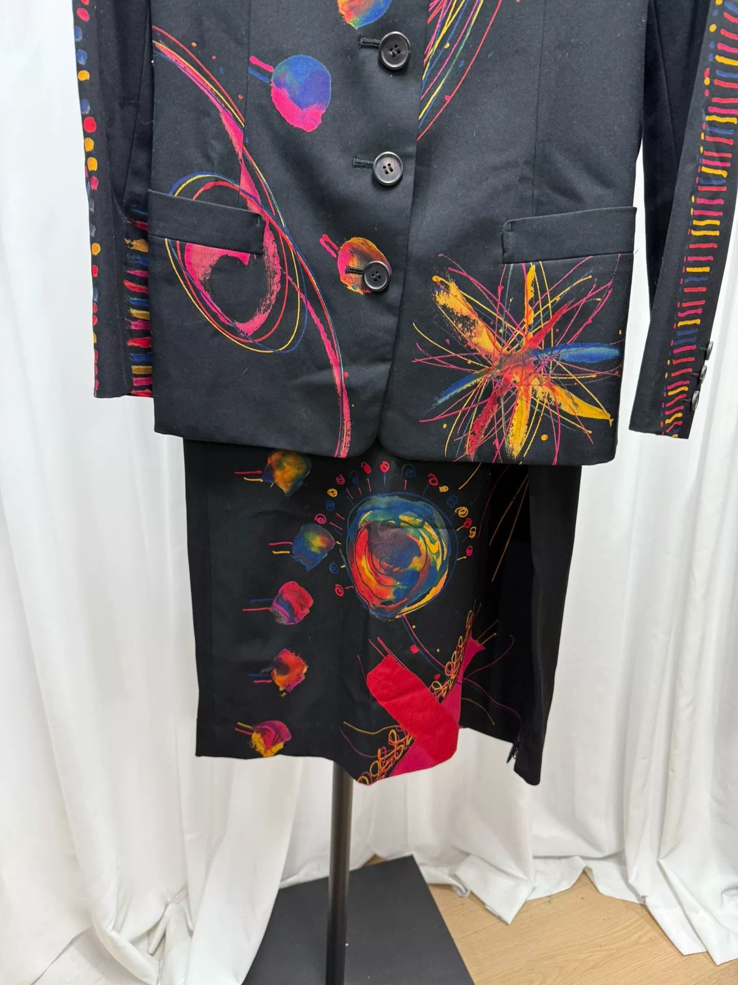 Issey Miyake Issey Miyake 1997AW Starry Sky Wool Suit Size M / US 6-8 / IT 42-44 - 3 Thumbnail