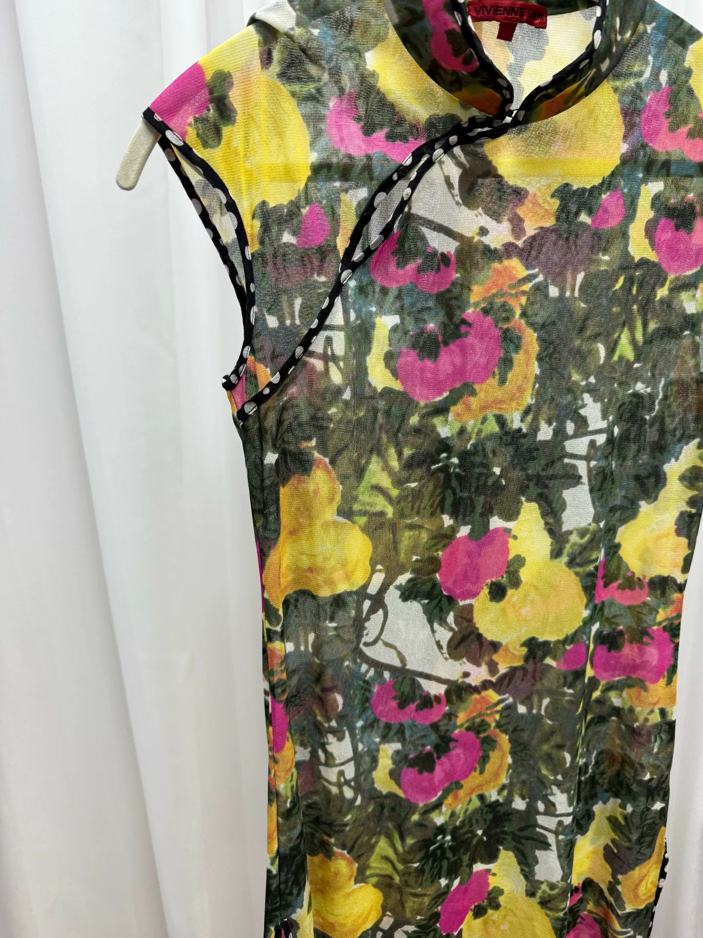 Vivienne Tam VIVIENNE TAN Oil Painting Floral Qipao Size M / US 6-8 / IT 42-44 - 5 Thumbnail