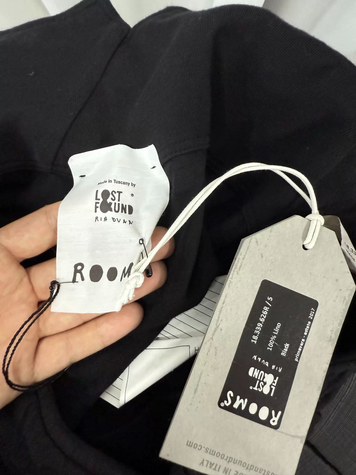 Lost & Found Ria Dunn Lost Found Black Linen Trousers Size US 30 / EU 46 - 7 Thumbnail