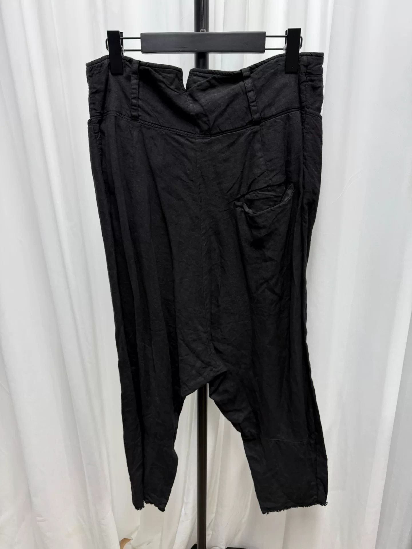 Lost & Found Ria Dunn Lost Found Black Linen Trousers Size US 30 / EU 46 - 5 Thumbnail